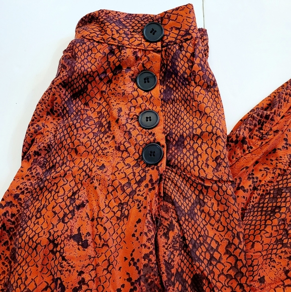 Rusted Snake print Slit pants - Picture 5 of 16